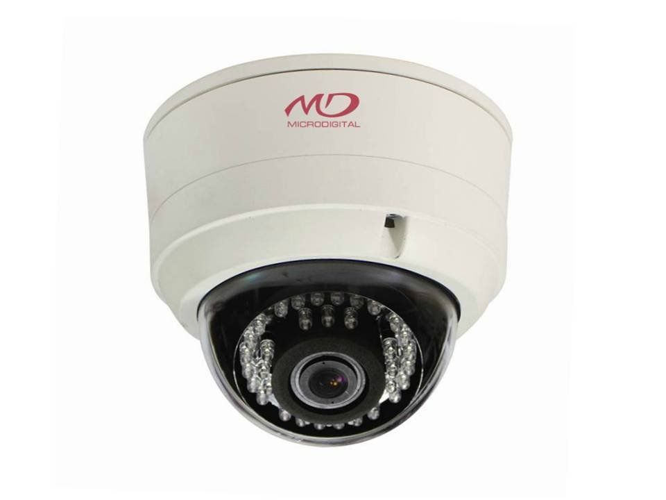 картинка Microdigital MDC-i7090WDN-28A видеокамера IP купольная от магазина Охранных систем и видеонаблюдения