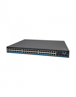 картинка PoE-коммутатор NST NS-SW-48G4G-PL от магазина Охранных систем и видеонаблюдения
