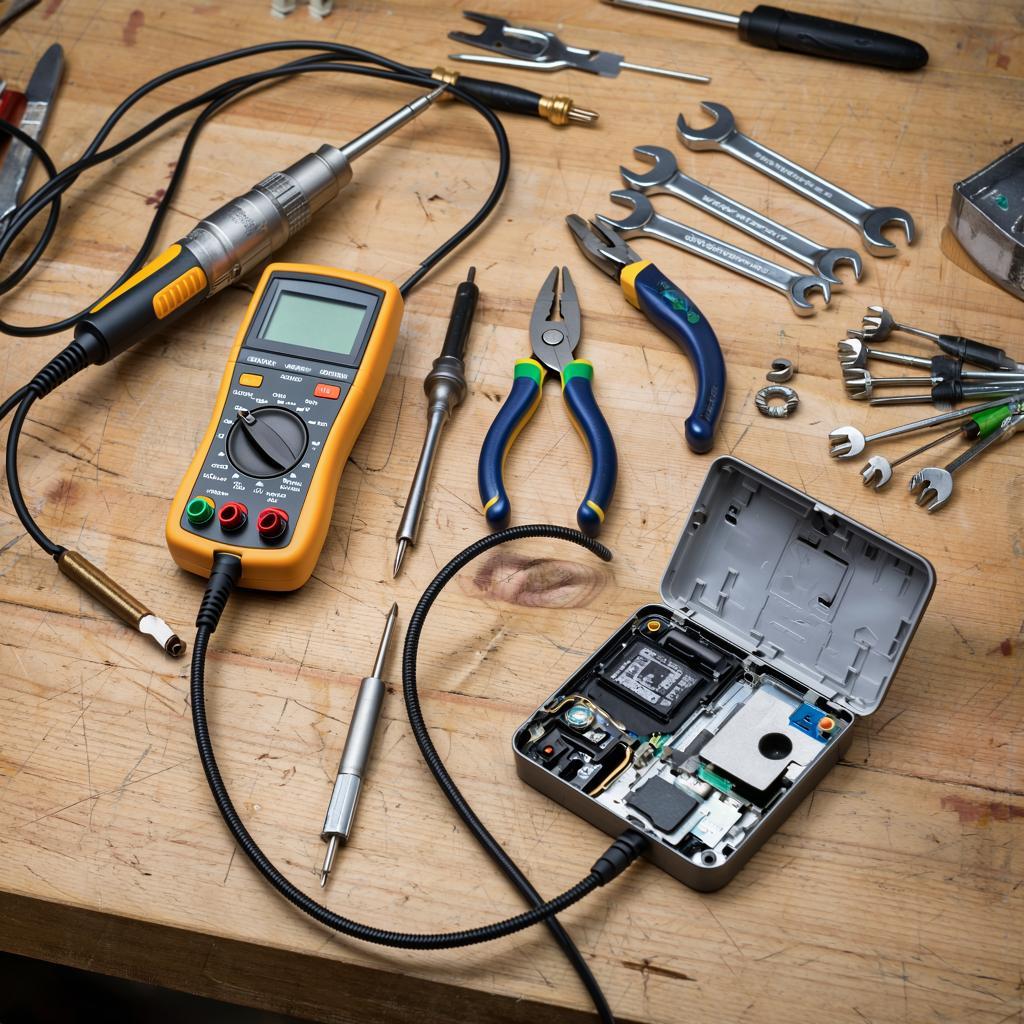 Инструменты и оборудование для ремонта домофонов: набор мастера