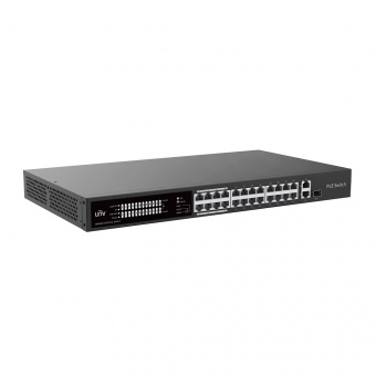картинка Сетевой PoEкоммутатор Uniview NSW2020-24T1GT1GC-LPOE-IN от магазина Охранных систем и видеонаблюдения