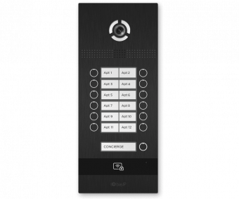 картинка Вызывная панель BAS-IP BI-12FB black от магазина Охранных систем и видеонаблюдения