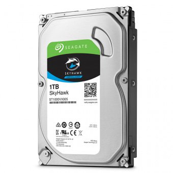 картинка 1 ТБ жесткий диск Seagate ST1000VX005 серии SkyHawk для систем видеонаблюдения от магазина Охранных систем и видеонаблюдения