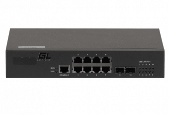 картинка Сетевой коммутатор Gigalink GL-SW-G201-10 от магазина Охранных систем и видеонаблюдения
