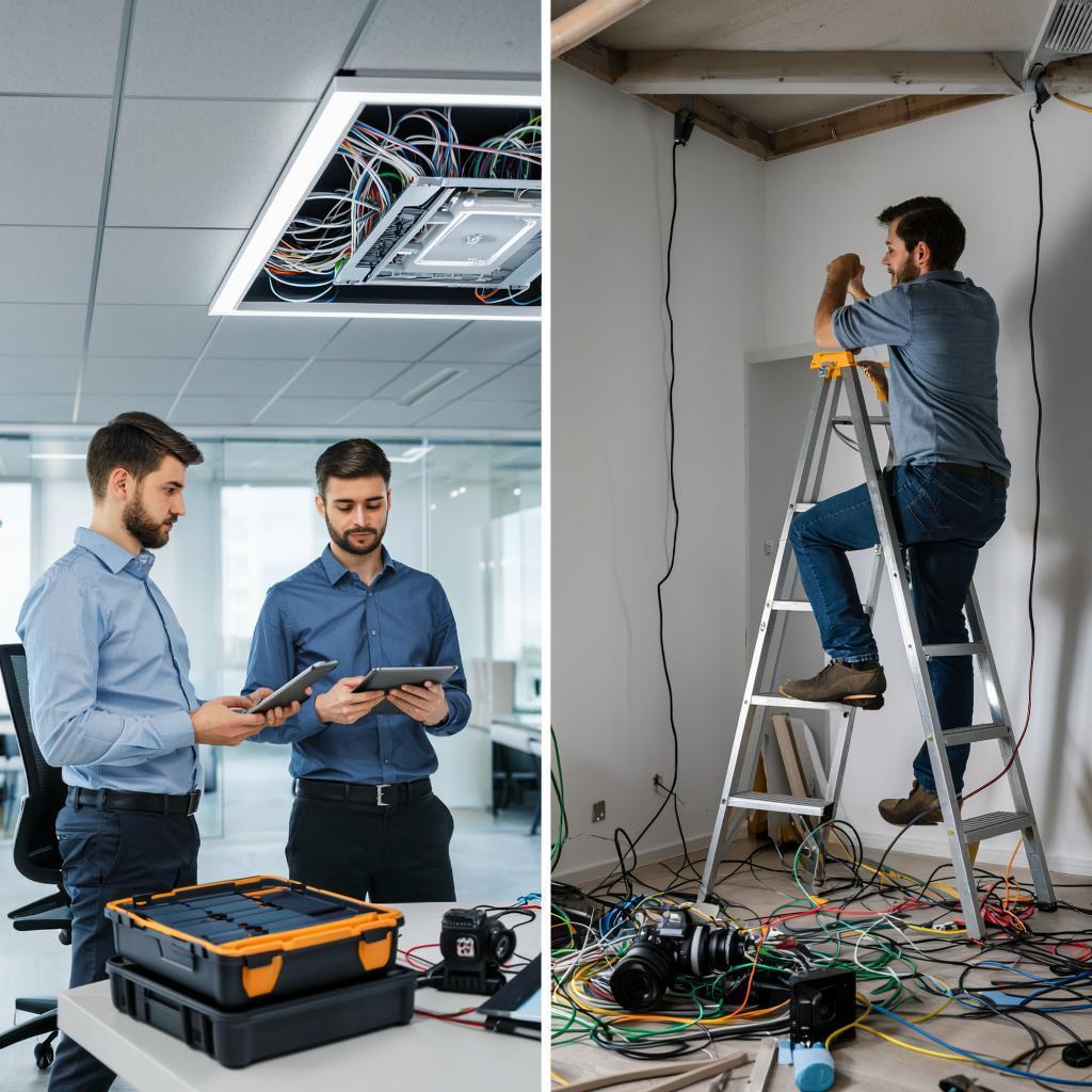 Монтаж и настройка видеонаблюдения: услуги vs самостоятельная установка