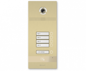 картинка Вызывная панель BAS-IP BI-04FB gold от магазина Охранных систем и видеонаблюдения
