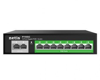 картинка PoE-коммутатор Netis P110GC от магазина Охранных систем и видеонаблюдения
