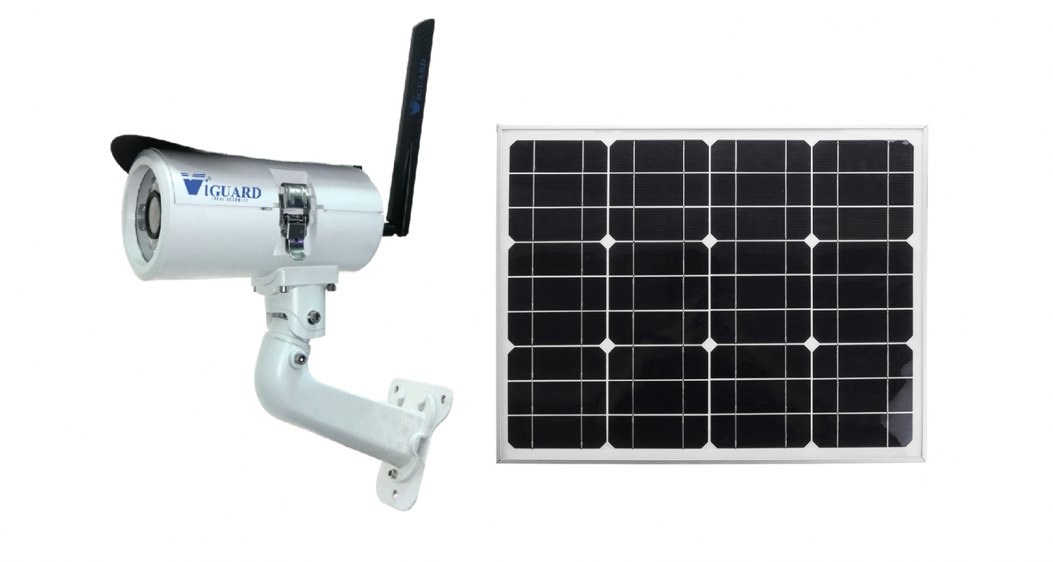 картинка VIGUARD 4G CAM + SOLAR Комплект 4g камера и автономный блок питания на солнечной панели 100Вт от магазина Охранных систем и видеонаблюдения