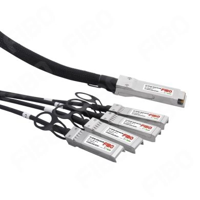 картинка 40G QSFP+ в 10G 4SFP+ 1м BREAKOUT DAC (Passive Direct Attach Copper Breakout Cable) от магазина Охранных систем и видеонаблюдения