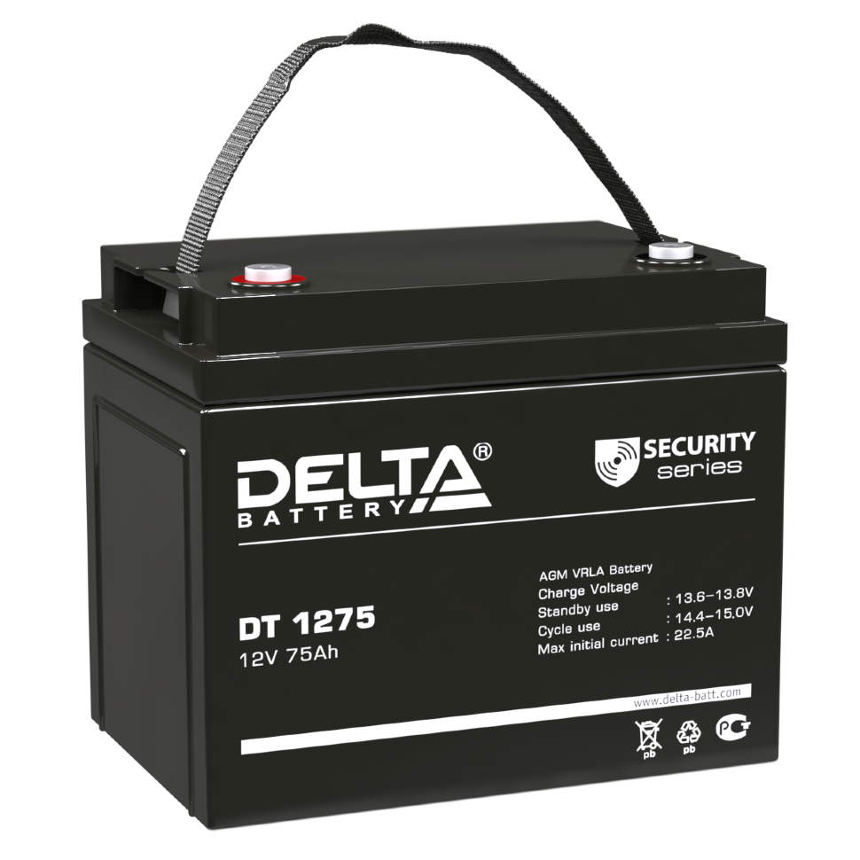 картинка DELTA battery DT 1275 от магазина Охранных систем и видеонаблюдения