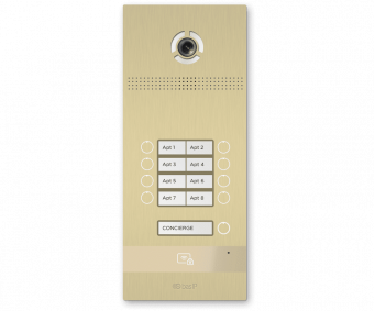 картинка Вызывная панель BAS-IP BI-08FB gold от магазина Охранных систем и видеонаблюдения