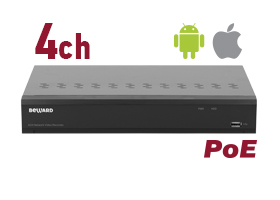 картинка IP видеорегистратор Standalone Beward RK0104-P от магазина Охранных систем и видеонаблюдения