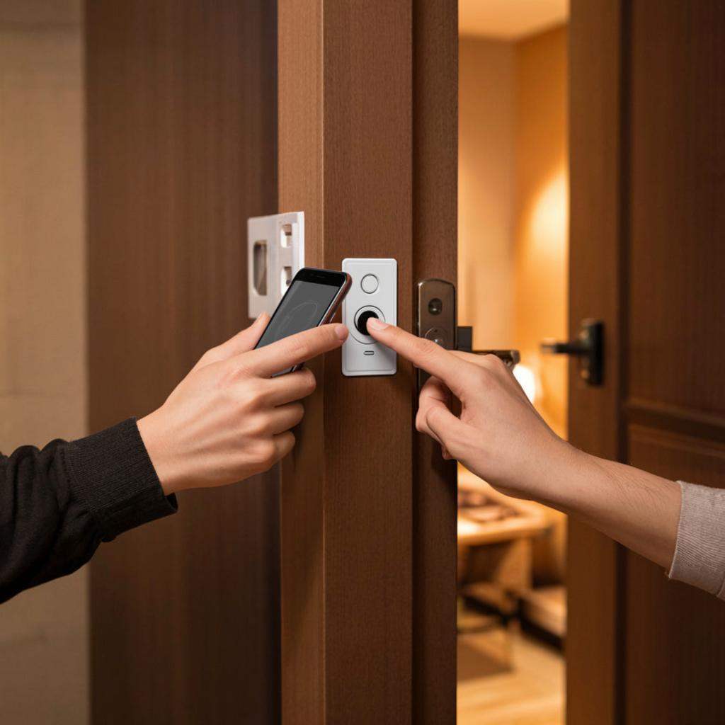 Поддержка смартфонов: приложения для удаленного открытия двери