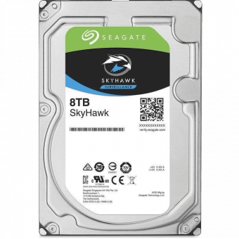 картинка Жесткий диск Seagate ST8000VX004 серии SkyHawk на 8 Тбайт от магазина Охранных систем и видеонаблюдения