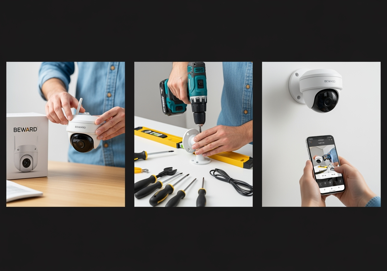 Установка камер Beward своими руками: пошаговая инструкция