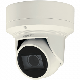 картинка IP-камера Wisenet QNE-6080RV с motor-zoom и ИК-подсветкой от магазина Охранных систем и видеонаблюдения