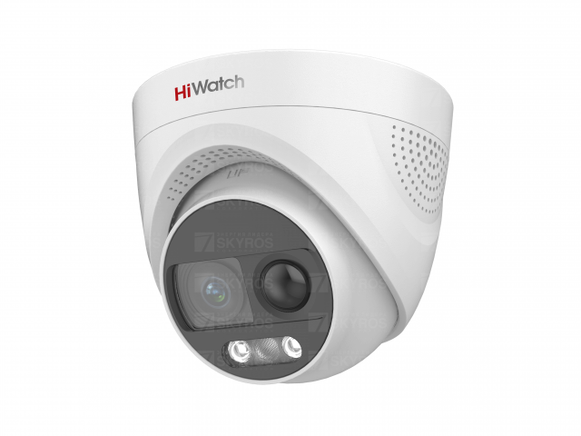 картинка DS-T213X (3.6 mm) HD-TVI камера 2Мп купольная уличная объективом 3.6мм EXIR-подсветкой и датчиком PIR от магазина Охранных систем и видеонаблюдения