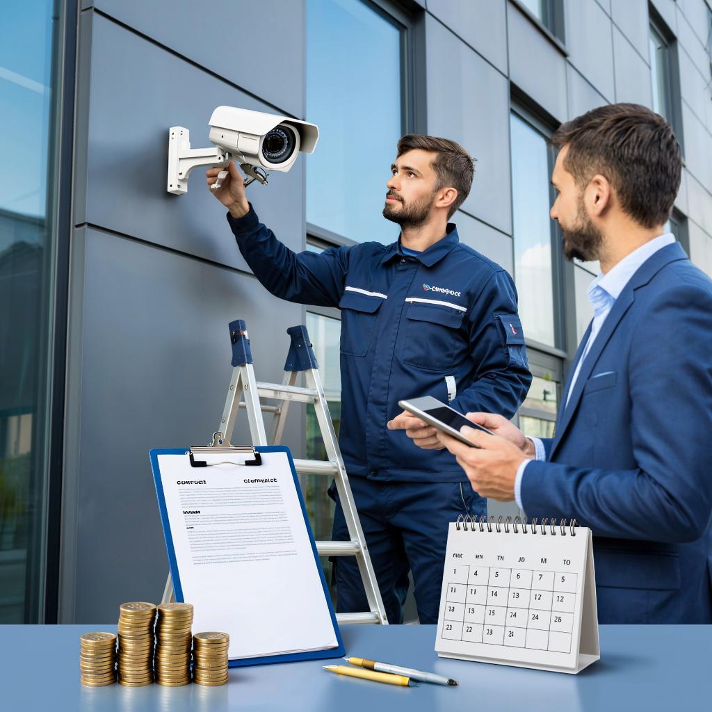Профессиональный монтаж уличного видеонаблюдения: цена и сроки