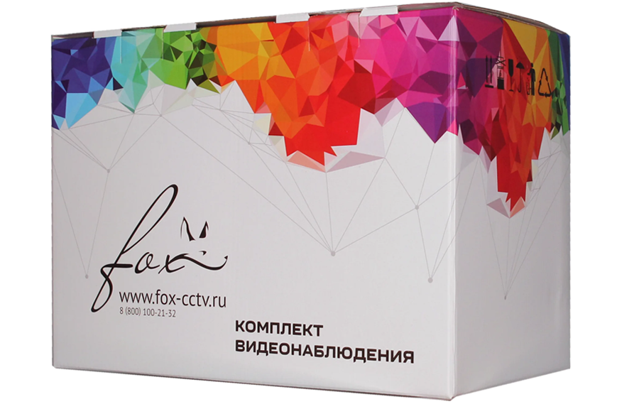 картинка Fox FX IP SET#1 комплект для видеонаблюдения от магазина Охранных систем и видеонаблюдения