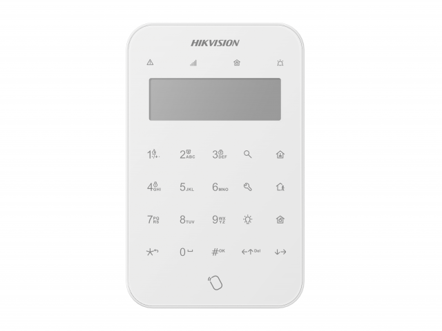 картинка AX PRO DS-PK1-LT-WE беспроводная сенсорная клавиатура от магазина Охранных систем и видеонаблюдения