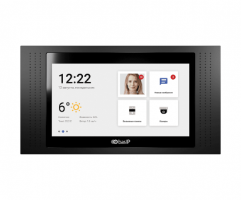 картинка Абонентский монитор BAS-IP AT-10 black от магазина Охранных систем и видеонаблюдения