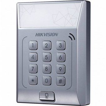 картинка Терминал доступа Hikvision DS-K1T801E с встроенным считывателем EM-Marine карт от магазина Охранных систем и видеонаблюдения