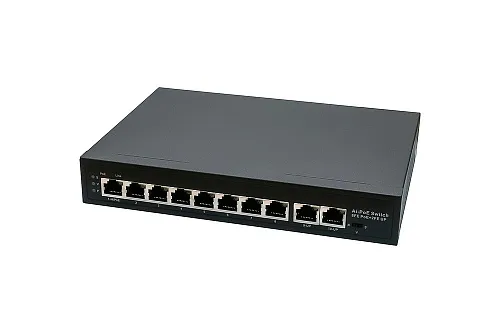 картинка NS-SW-8F2F-P/A Passive PoE коммутатор NST Fast Ethernet на 10 портов. от магазина Охранных систем и видеонаблюдения