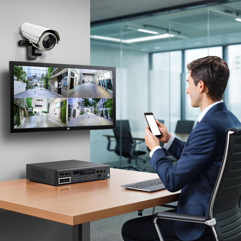 Как выбрать комплект видеонаблюдения с поддержкой телефона для офиса