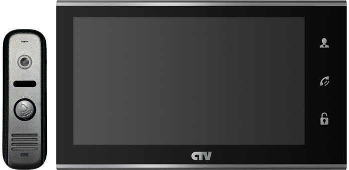 картинка CTV-DP2702MD Комплект видеодомофона цв. корпуса - черный от магазина Охранных систем и видеонаблюдения