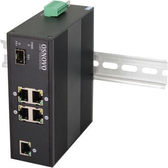 картинка PoE-коммутатор OSNOVO SW-40501/IC от магазина Охранных систем и видеонаблюдения