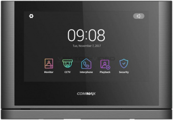 картинка Абонентский монитор Commax CDV-704MF grey black smog от магазина Охранных систем и видеонаблюдения