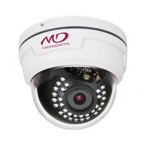 картинка Microdigital MDC-L7090VSL-30 видеокамера IP купольная от магазина Охранных систем и видеонаблюдения
