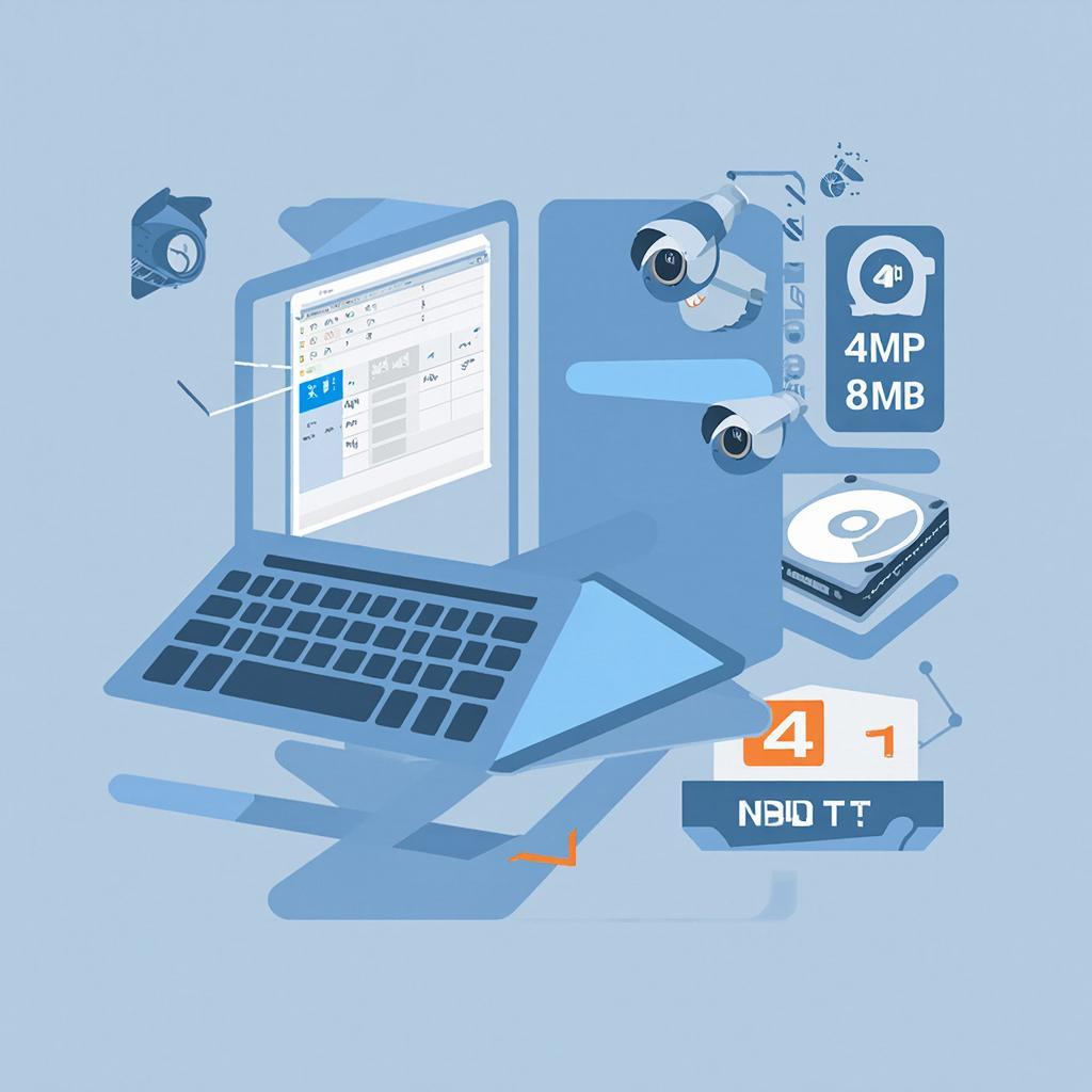 Комплект IP камер и HDD: расчет объема хранения