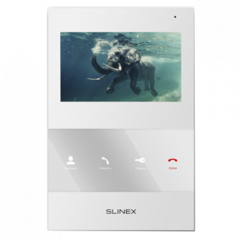 картинка Абонентский монитор Slinex SQ-04M white от магазина Охранных систем и видеонаблюдения