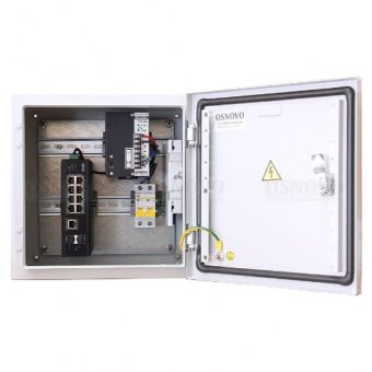 картинка РоЕ-коммутатор Osnovo OS-331 (SW-60812/I) от магазина Охранных систем и видеонаблюдения