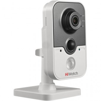 картинка Компактная HD-TVI камера 2Мп HiWatch DS-T204 со звуком и ИК-подсветкой для дома и офиса от магазина Охранных систем и видеонаблюдения