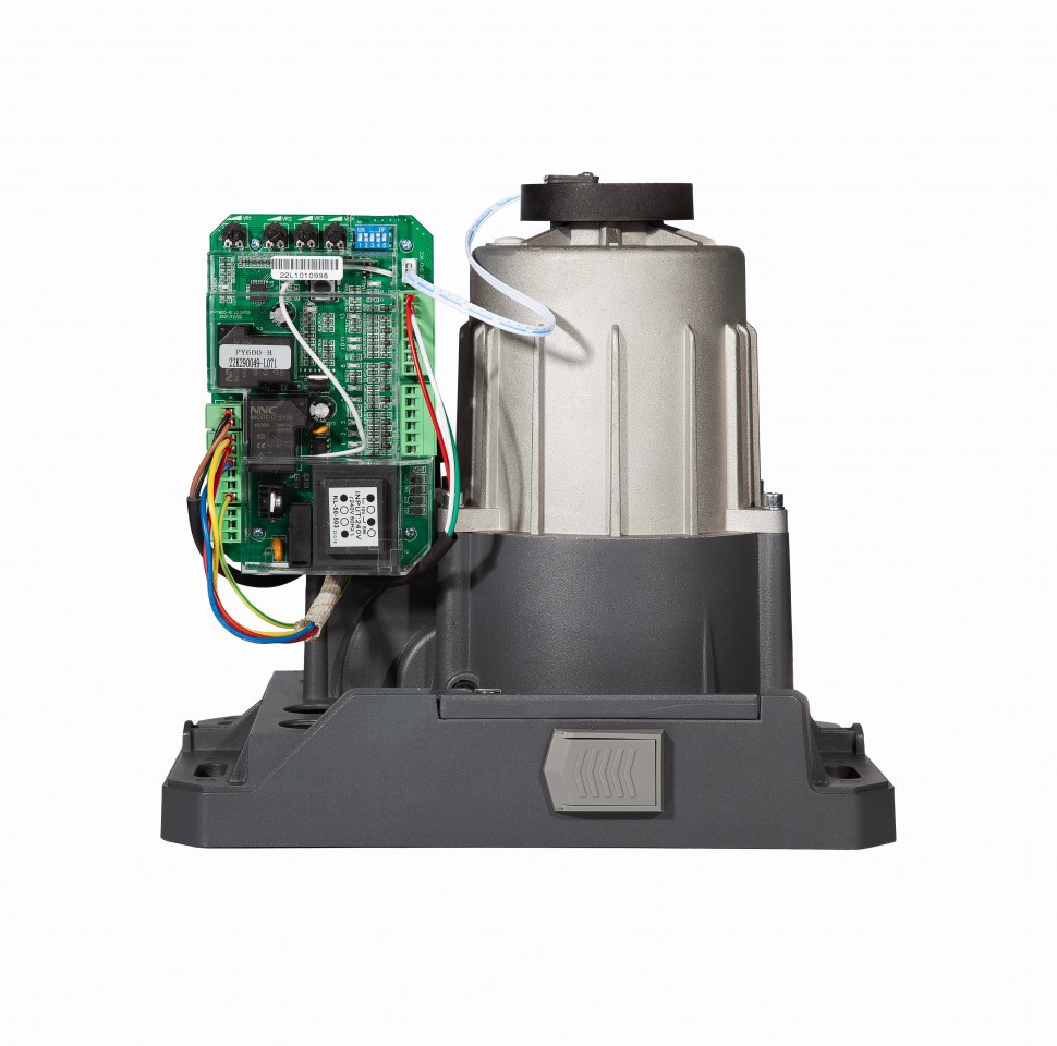 картинка SKY-S1000 Электропривод 230 В для откатных ворот до 1000 кг, механический концевой выключатель, нейлоновая червячная передача, 2 брелка-передатчика от магазина Охранных систем и видеонаблюдения