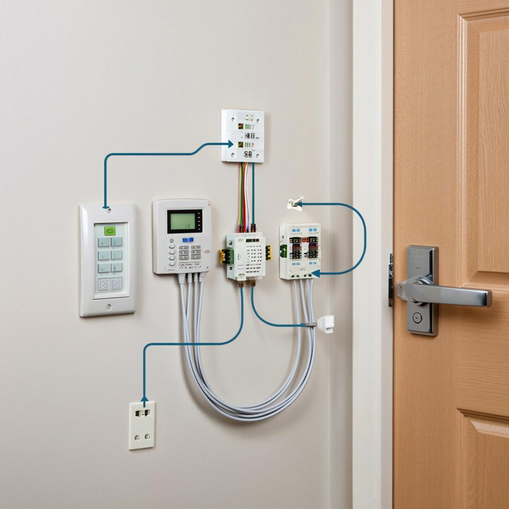 Подключение домофона к домофонной системе: схема для частного дома