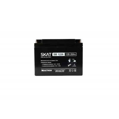 картинка Аккумулятор свинцово-кислотный  SKAT SB 1226 от магазина Охранных систем и видеонаблюдения