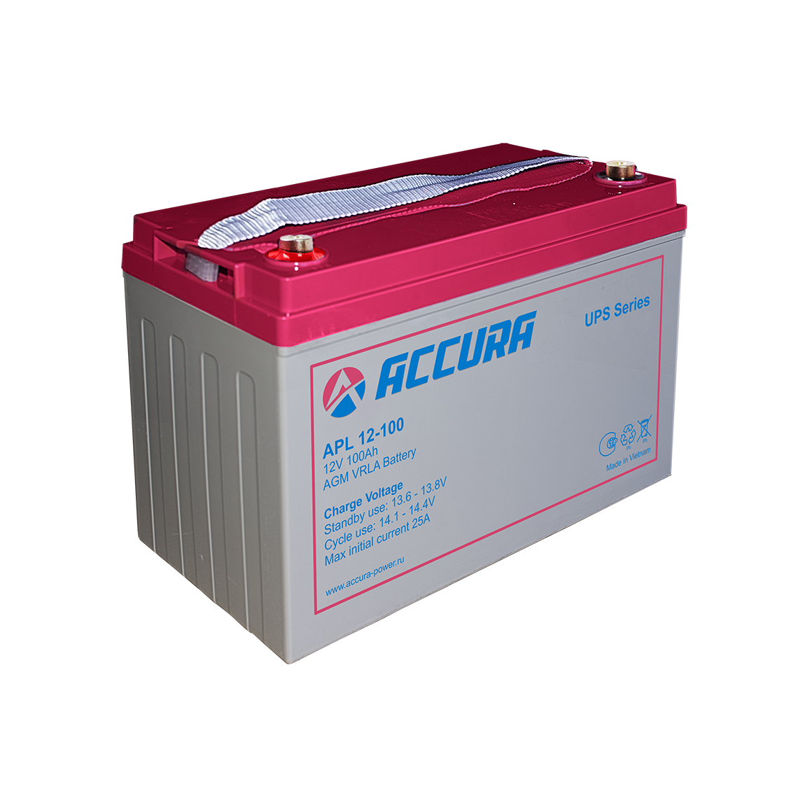 картинка Аккумулятор APL 12-100 от магазина Охранных систем и видеонаблюдения