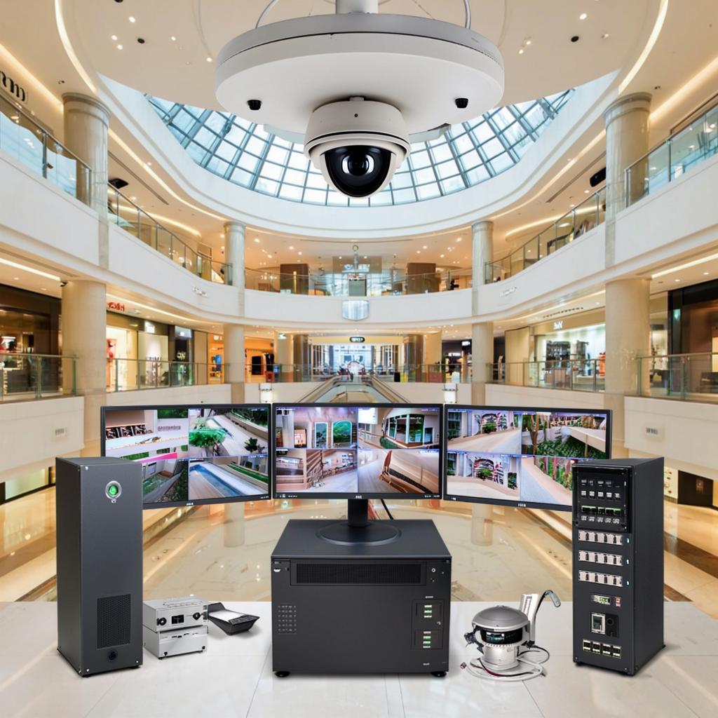 Оптимальная конфигурация видеосистемы для торгового центра с купольными камерами