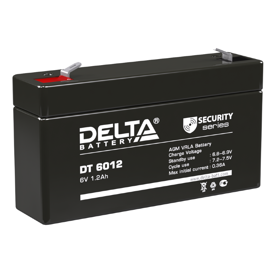 картинка DELTA battery DT 6012 от магазина Охранных систем и видеонаблюдения