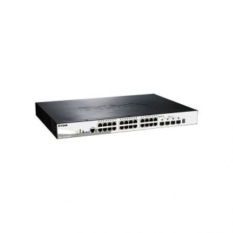 картинка PoE-коммутатор D-Link DGS-1510-28XMP/A1A от магазина Охранных систем и видеонаблюдения