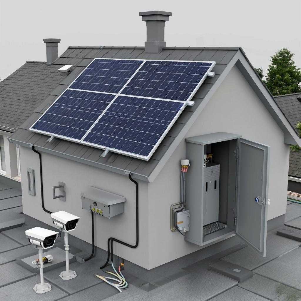 Как совместить аккумулятор и солнечную панель для автономного видеонаблюдения