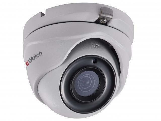 картинка HiWatch DS-T303 купольная HD-TVI видеокамера 3,6 мм с EXIR-подсветкой до 20м от магазина Охранных систем и видеонаблюдения