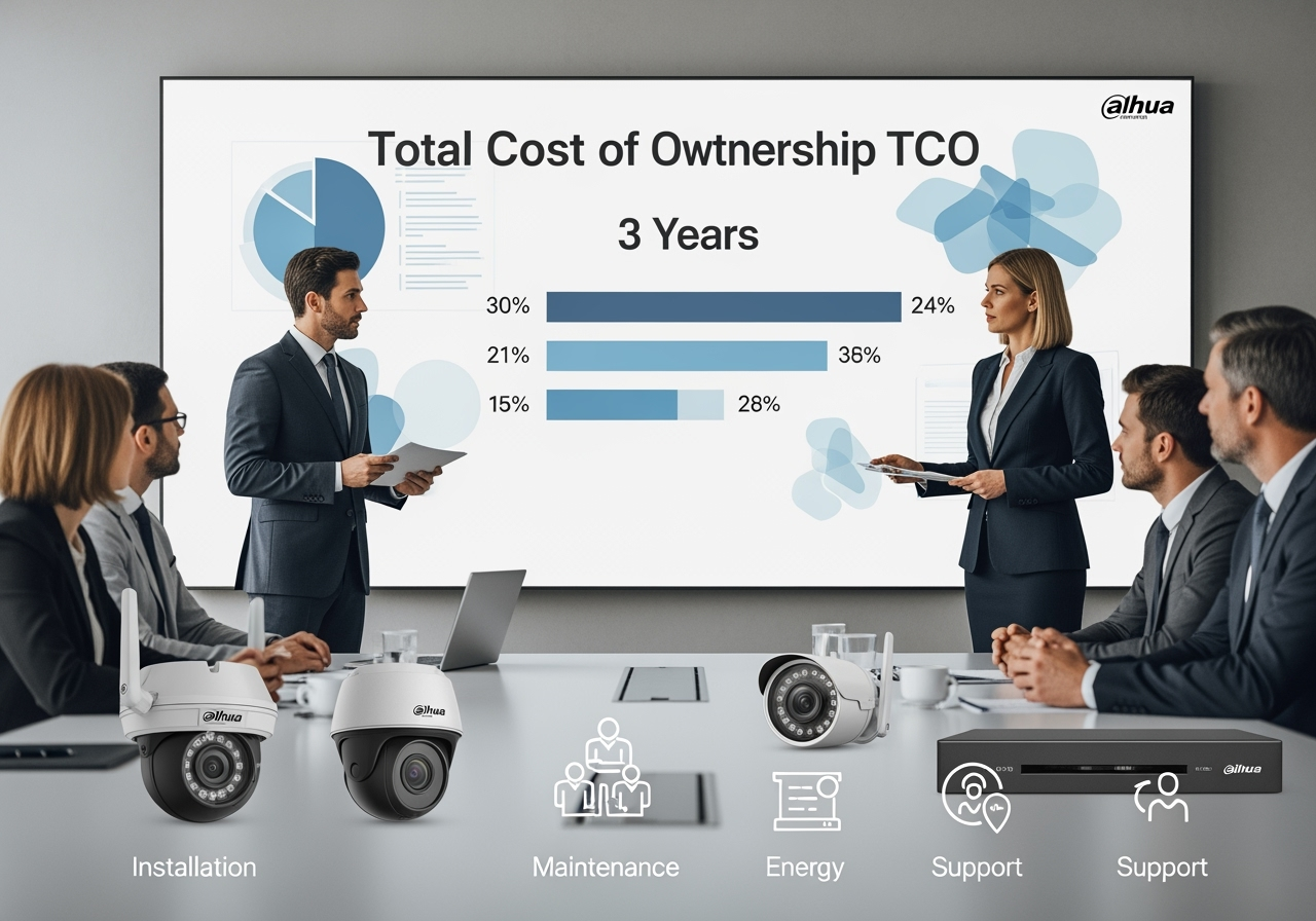 Стоимость владения системой Dahua: подсчёт TCO за 3 года