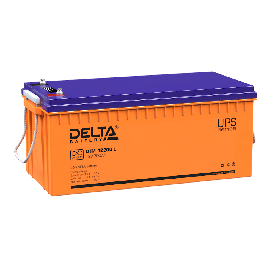 картинка DELTA battery DTM 12200 L от магазина Охранных систем и видеонаблюдения