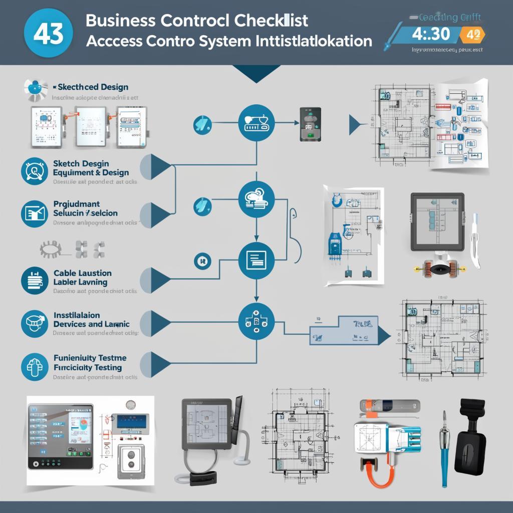 Чек-лист монтажа СКУД: от проекта до пуска в эксплуатацию