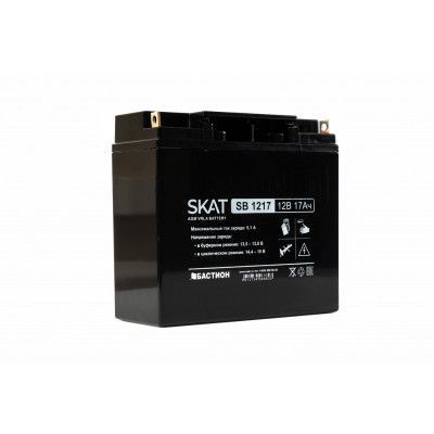 картинка Аккумулятор свинцово-кислотный  SKAT SB 1217 от магазина Охранных систем и видеонаблюдения