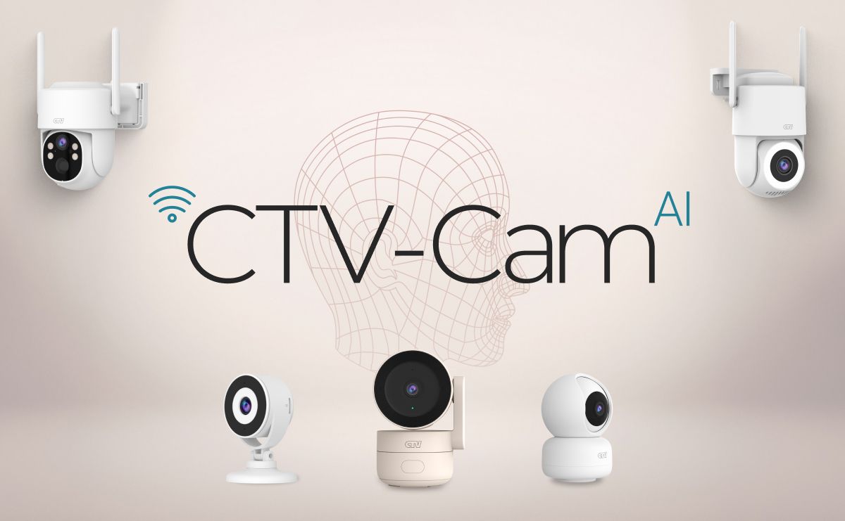 CTV представляет домашнюю линейку Wi-Fi камер CTV-Cam