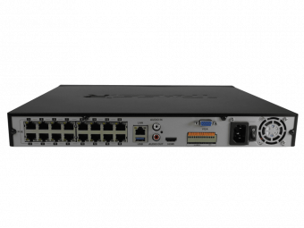 картинка IP-видеорегистратор TRASSIR MiniNVR 2216R-16P от магазина Охранных систем и видеонаблюдения
